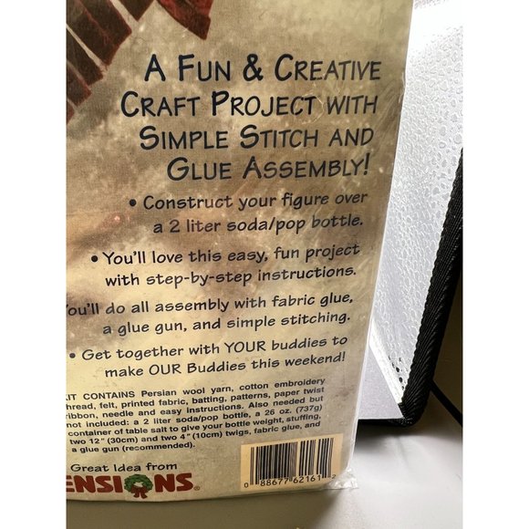 Bottle Buddies Penguin New in Package Dimensions Holiday Craft 15" Tall Gift - Picture 2 of 7